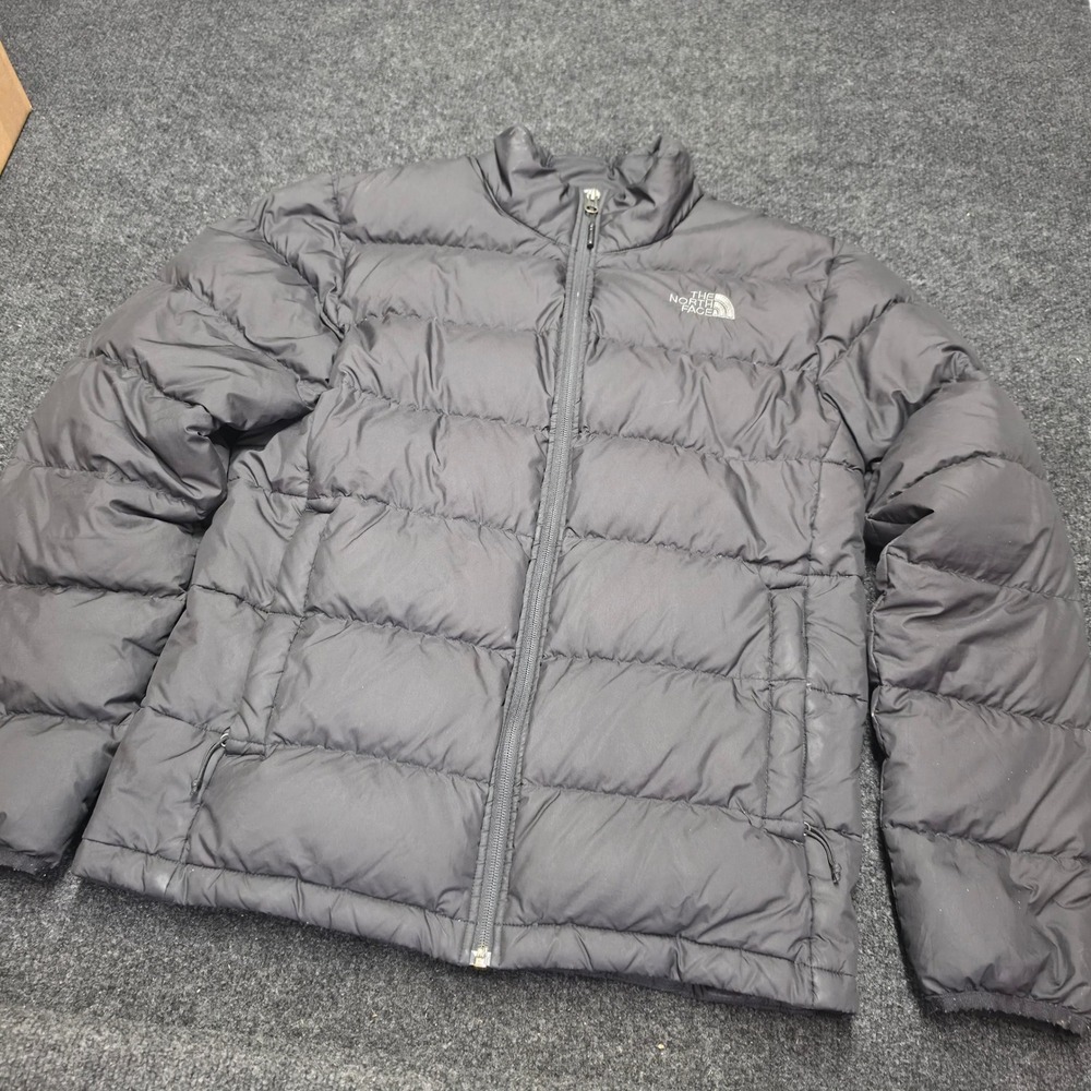 The North Face Mens Black Aconcagua 2 550 Down Puffer Jacket Size Small
